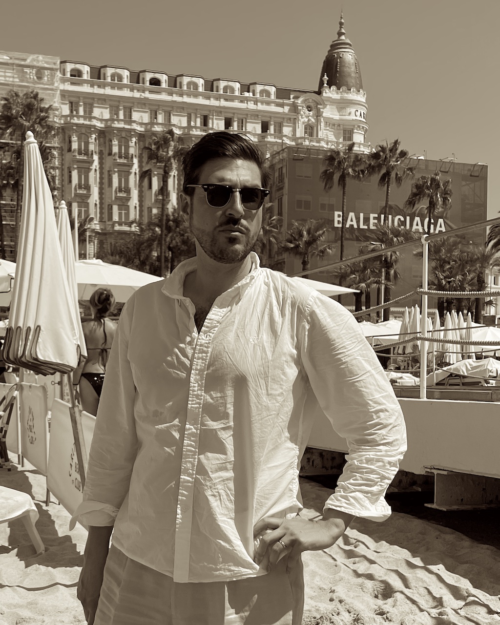 Brandon Keene in Cannes, France